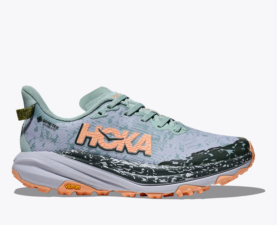 Hoka Speedgoat 6 — Femme Gore-Tex / Jade / Grey JSH