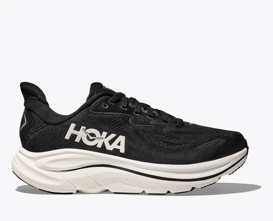 Hoka Clifton 10 — Homme Black / White