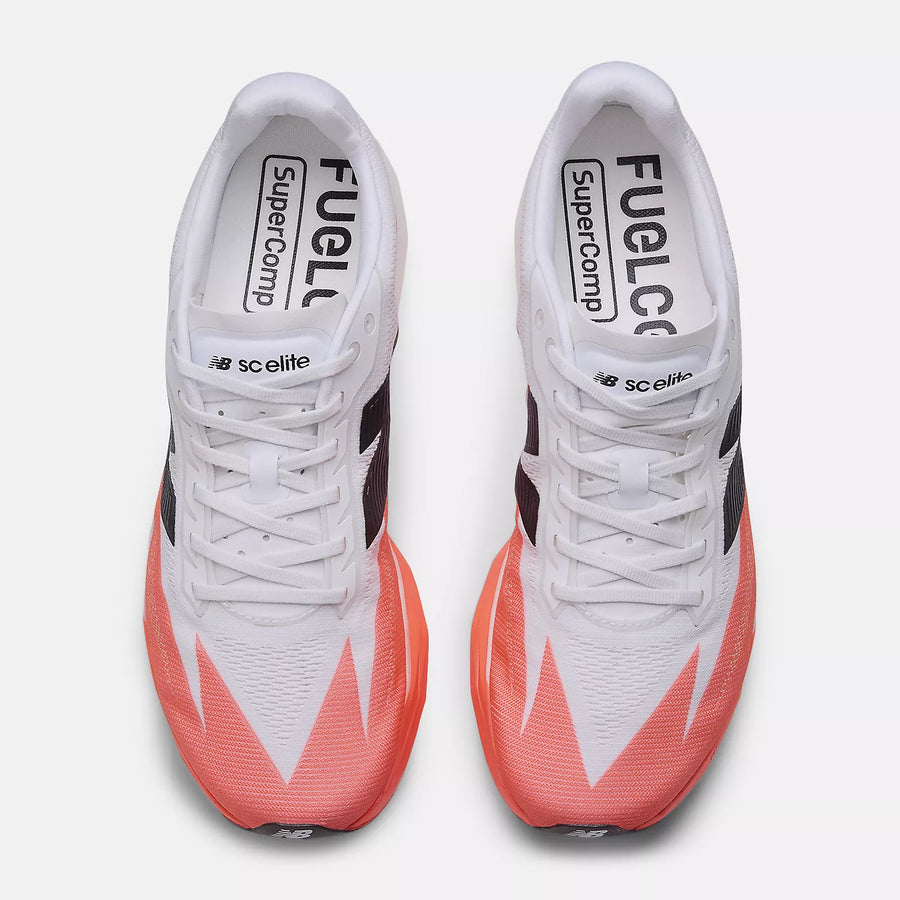 New Balance FuelCell SuperComp Elite v5 — Femme Urgent Red / White