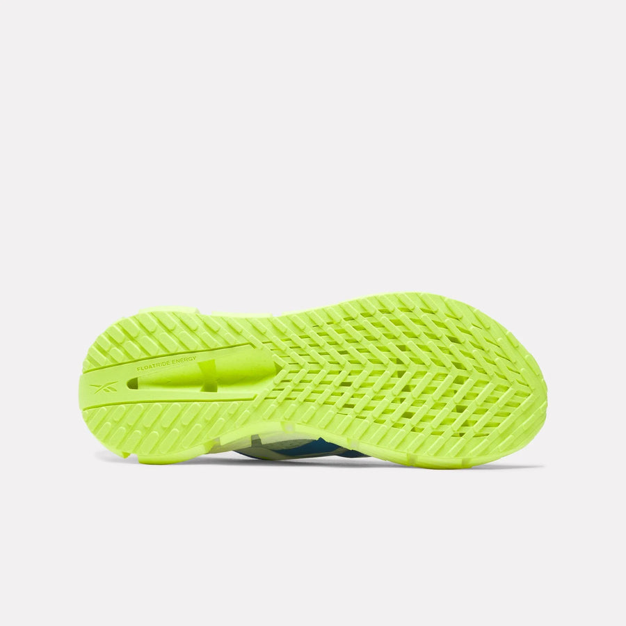 Reebok FloatZig 1 — Homme White / Lime / Blue