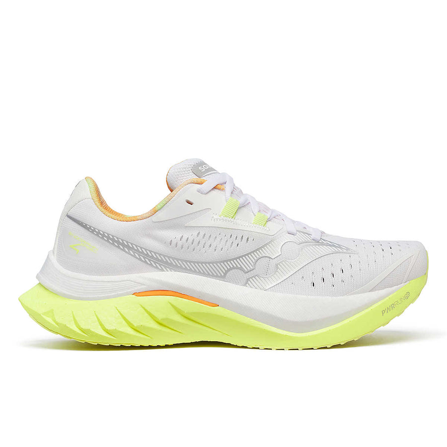 Saucony Endorphin Speed 4 — Femme White / Sunny