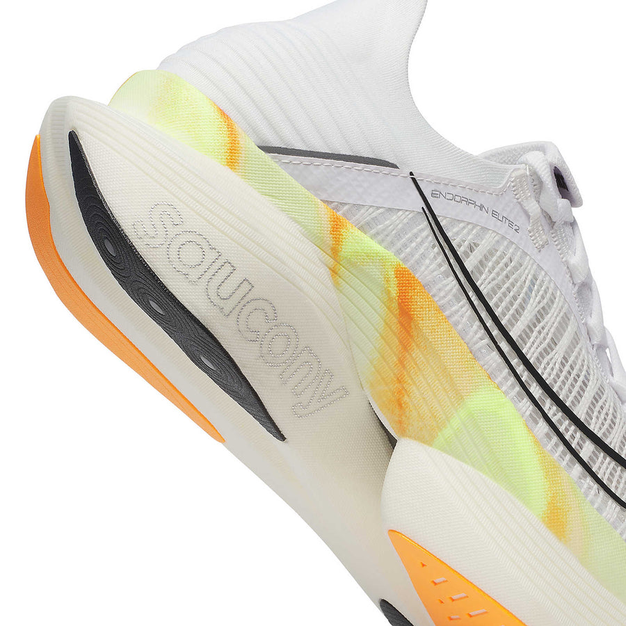 Saucony Endorphin Elite 2 — Unisexe White / Peel