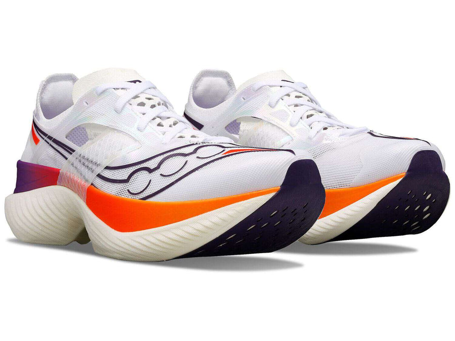 Saucony Endorphin Elite — Homme White / Vizired
