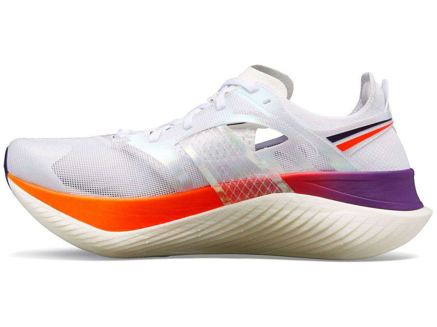 Saucony Endorphin Elite — Homme White / Vizired