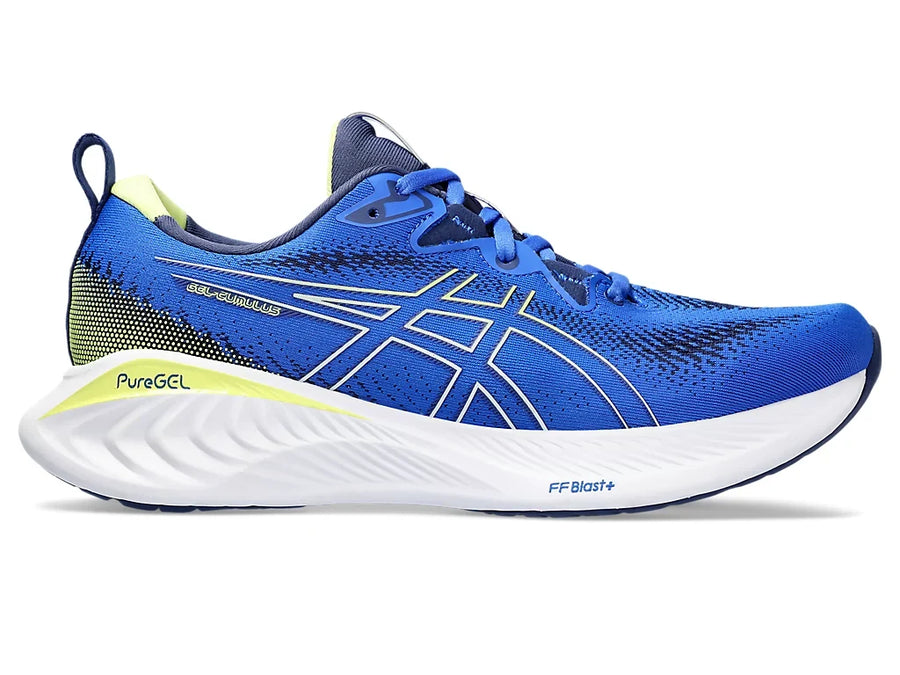 ASICS Gel-Cumulus 25 — Homme Illusion Blue / Glow Yellow