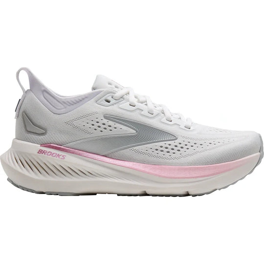 Brooks Glycerin 23 Femme White / Harbor Mist / Metallic – chaussure de running, vue 1