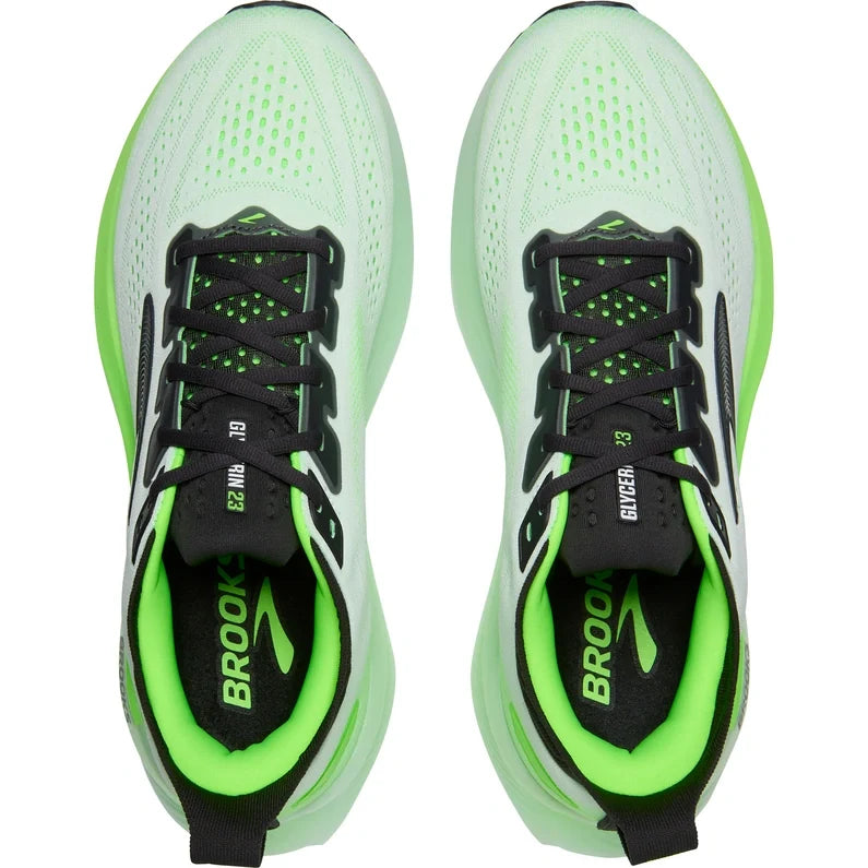 Brooks Glycerin 23 — Homme White / Phantom / GreenGecko