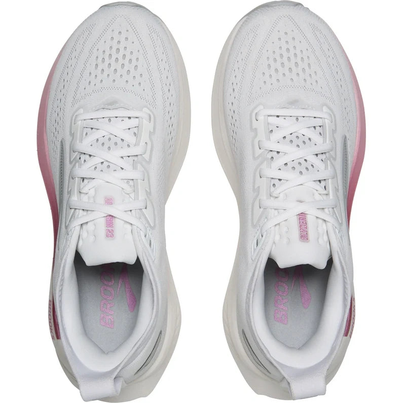 Brooks Glycerin 23 — Femme White / Harbor Mist / Metallic