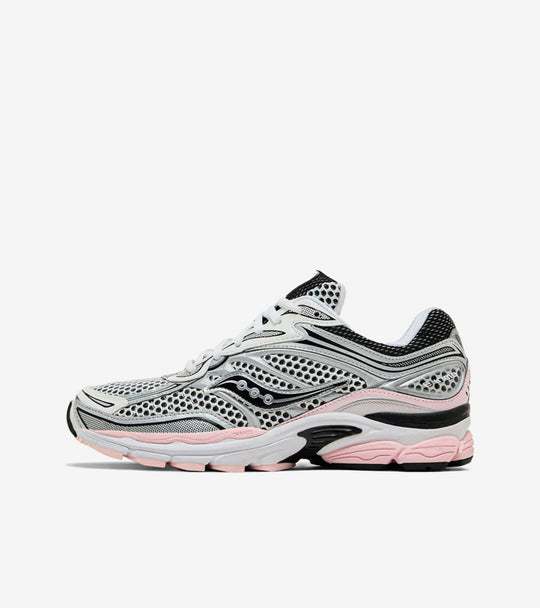 Saucony ProGrid Omni 9 Silver / Pink – sneakers, vue 1