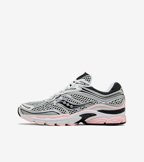 Saucony ProGrid Omni 9 Silver / Pink – sneakers, vue 1