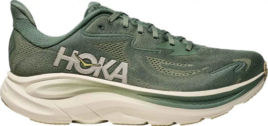 Hoka Clifton 10 Homme Green FFF – chaussure de running, vue 1