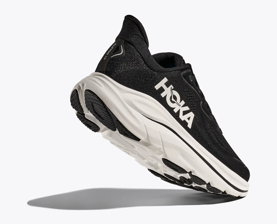 Hoka Clifton 10 WIDE — Homme Black / White BWHT