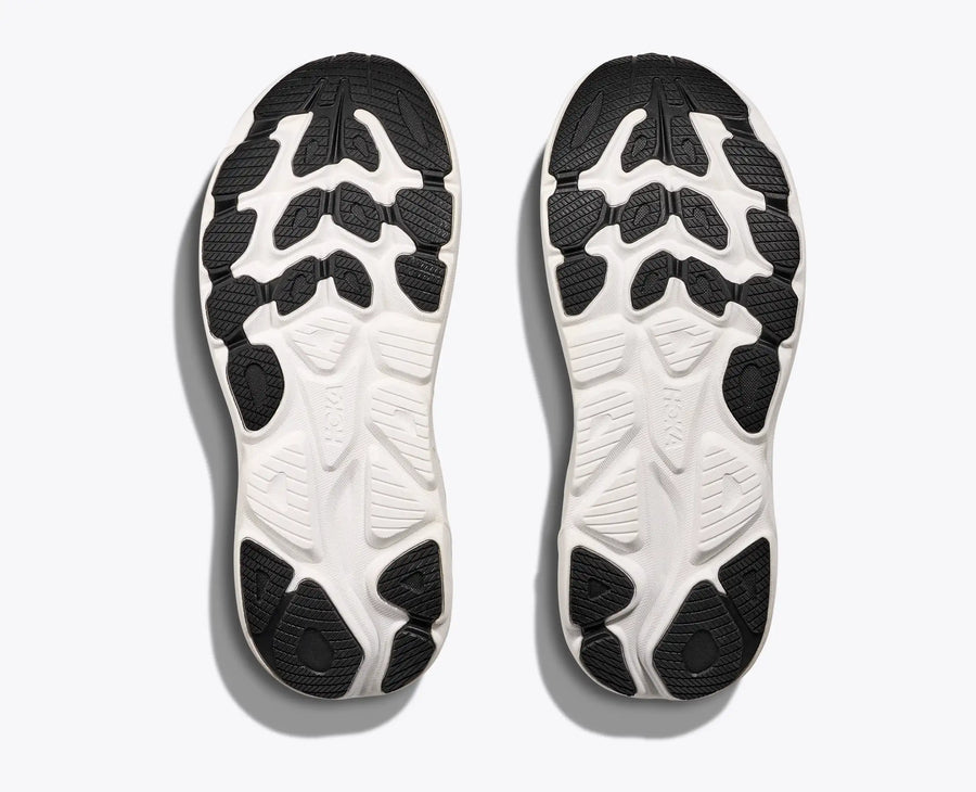 Hoka Clifton 10 WIDE — Homme Black / White BWHT