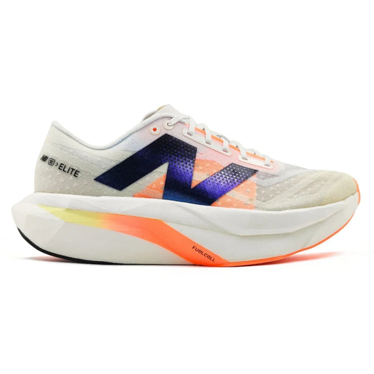New Balance FuelCell SuperComp Elite v4 Femme Beige / Orange – chaussure de running, vue 1