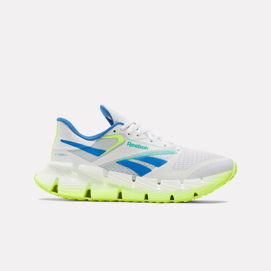 Reebok FloatZig 1 — Homme White / Lime / Blue