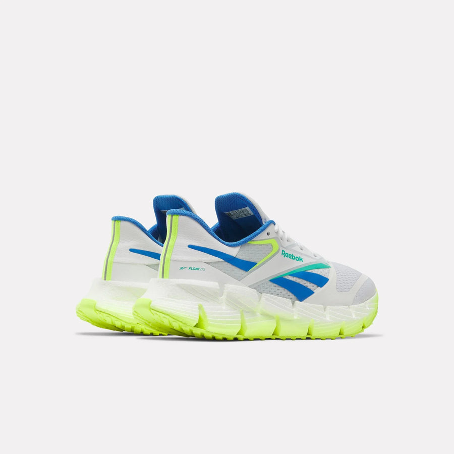 Reebok FloatZig 1 — Homme White / Lime / Blue