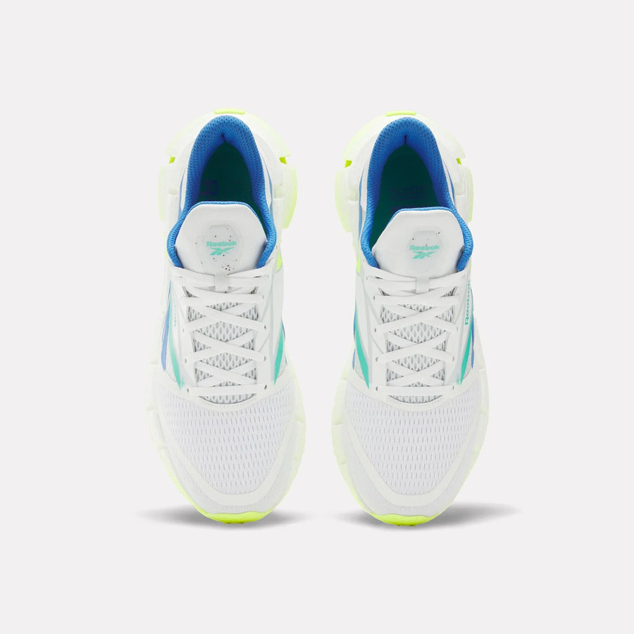 Reebok FloatZig 1 — Homme White / Lime / Blue