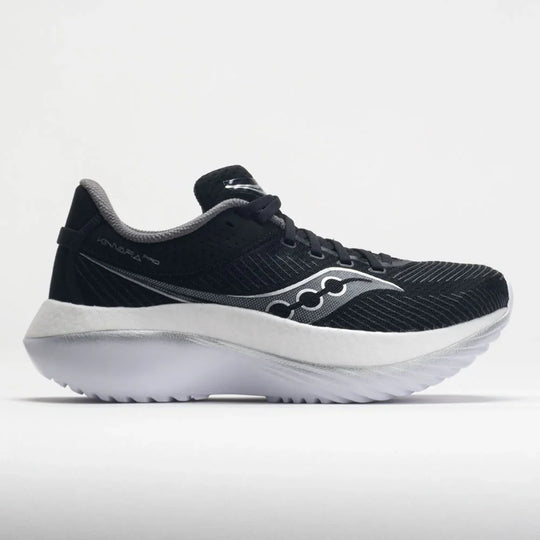 Saucony Kinvara Pro Femme Black / White – chaussure de running, vue 1