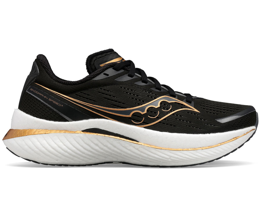 Saucony Endorphin Speed 3 — Femme Black / Goldstruck