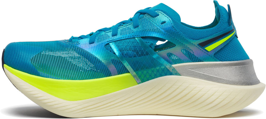 Saucony Endorphin Elite — Homme Viziblue / Citron 2024