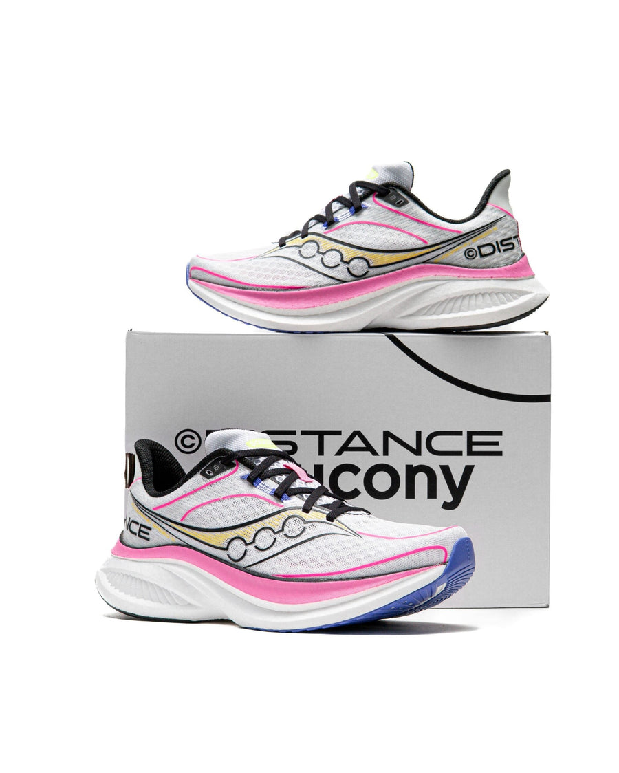 Saucony Endorphin Speed 5 Distance — Unisexe White / Pink