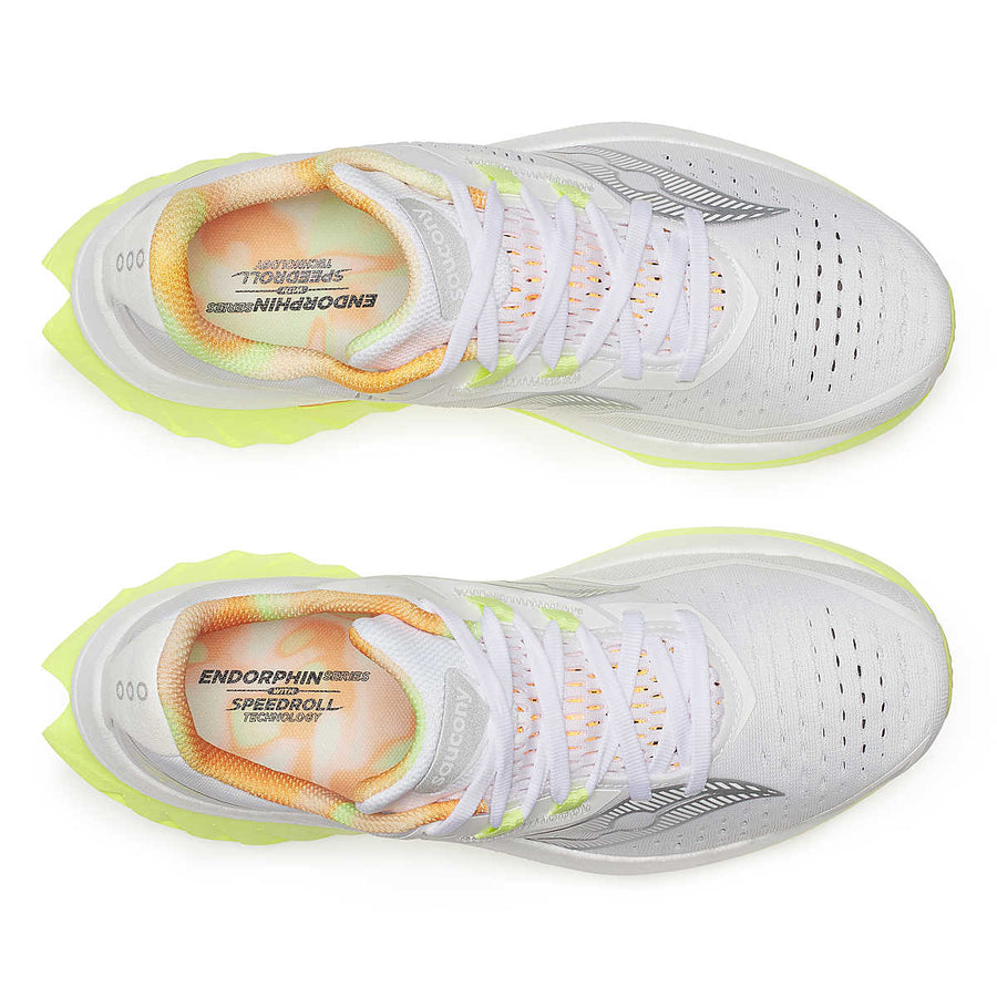 Saucony Endorphin Speed 4 — Femme White / Sunny