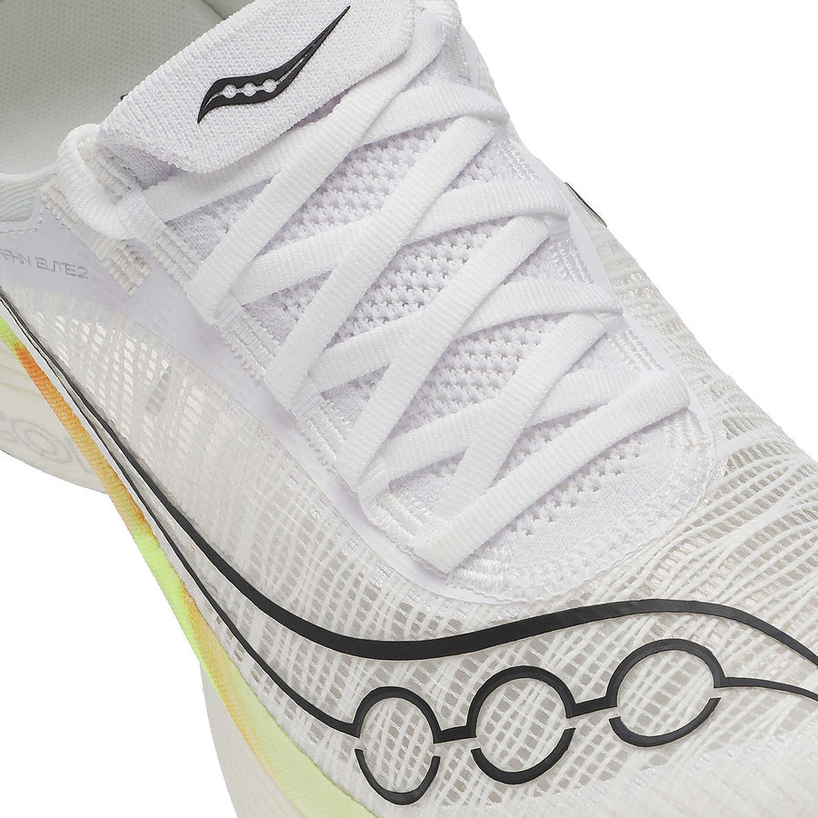 Saucony Endorphin Elite 2 — Unisexe White / Peel